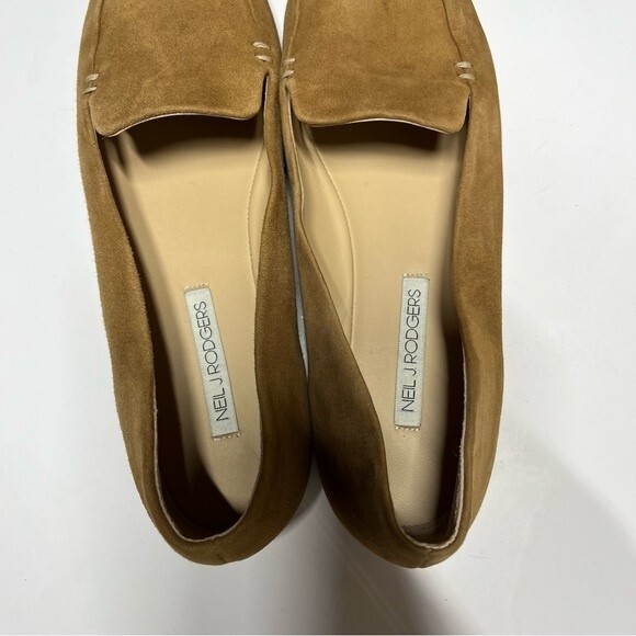 Neil J. Rodgers Liscia Loafer in Camel Suede 38.5 - Picture 5 of 16